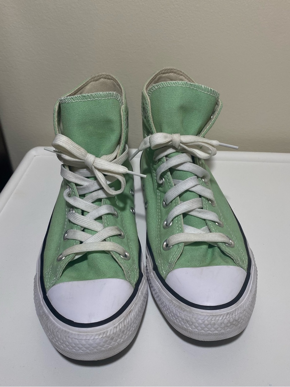 Converse Classic High-Top Sneakers in Mint Green